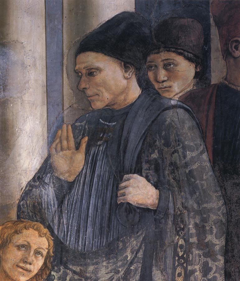 Fra Filippo Lippi Details of The Celebration of the Relics of St Stephen and Part of the Martyrdom of St Stefano